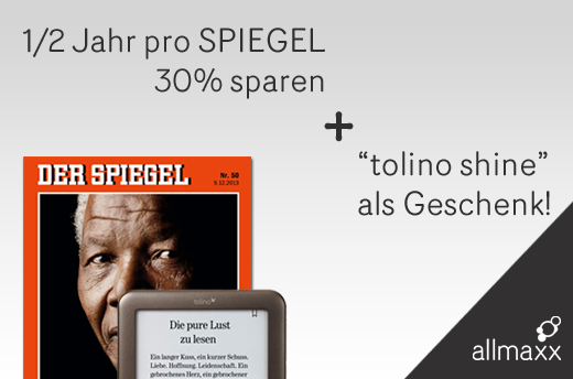 SPIEGEL-Abo + “tolino shine”