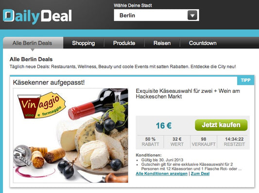 Gutschein für DailyDeal