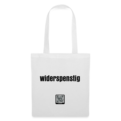 Stoffbeutel White "widerspenstig" - weiß