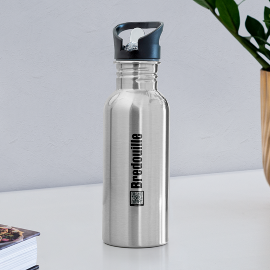 Trinkflasche Metalgrau "Bredouille" - Lightsilver