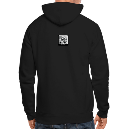 Männer Bio-Hoodie Black "Bredouille" - Schwarz