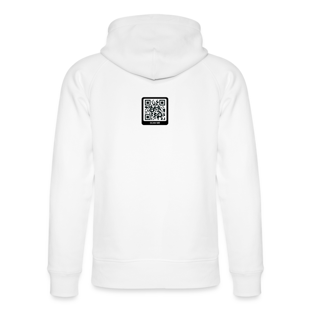 Männer Bio-Hoodie White "Bredouille" - weiß